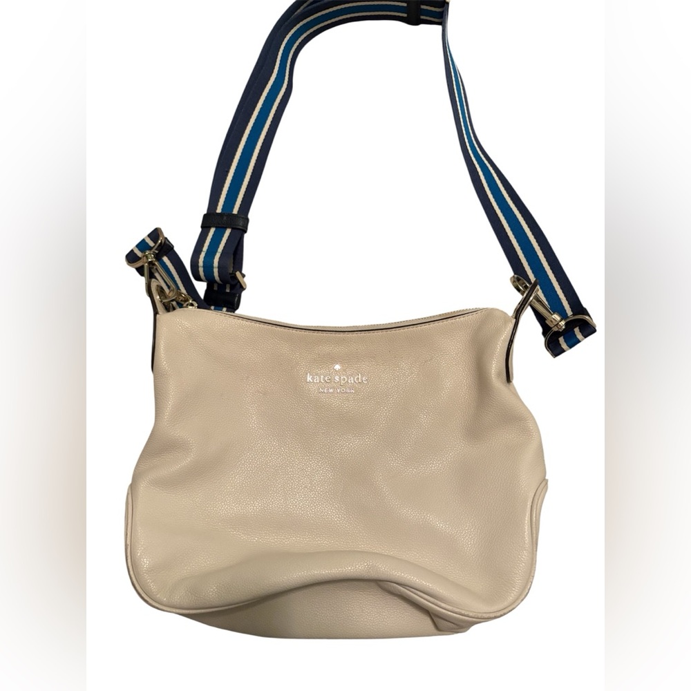 Cream Leather Kate Spade Crossbody Bag